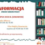 Zmiana godzin pracy